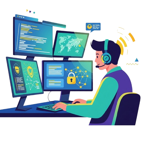 Cybersecurity Illustration